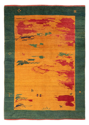 Tapis Gabbeh - Persan - 207 x 163 cm - multicolore