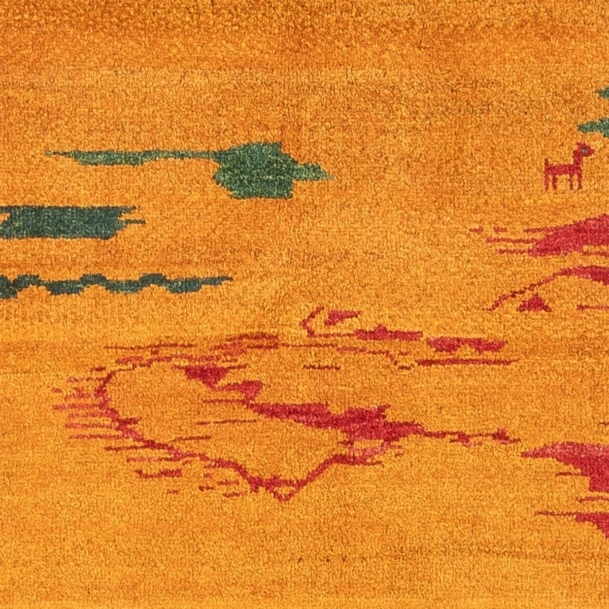 Tapis Gabbeh - Persan - 207 x 163 cm - multicolore