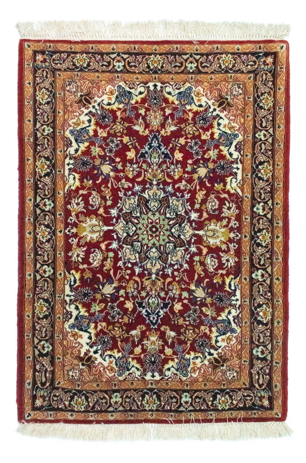 Tapis persan - Isfahan - Premium - 99 x 71 cm - rouge