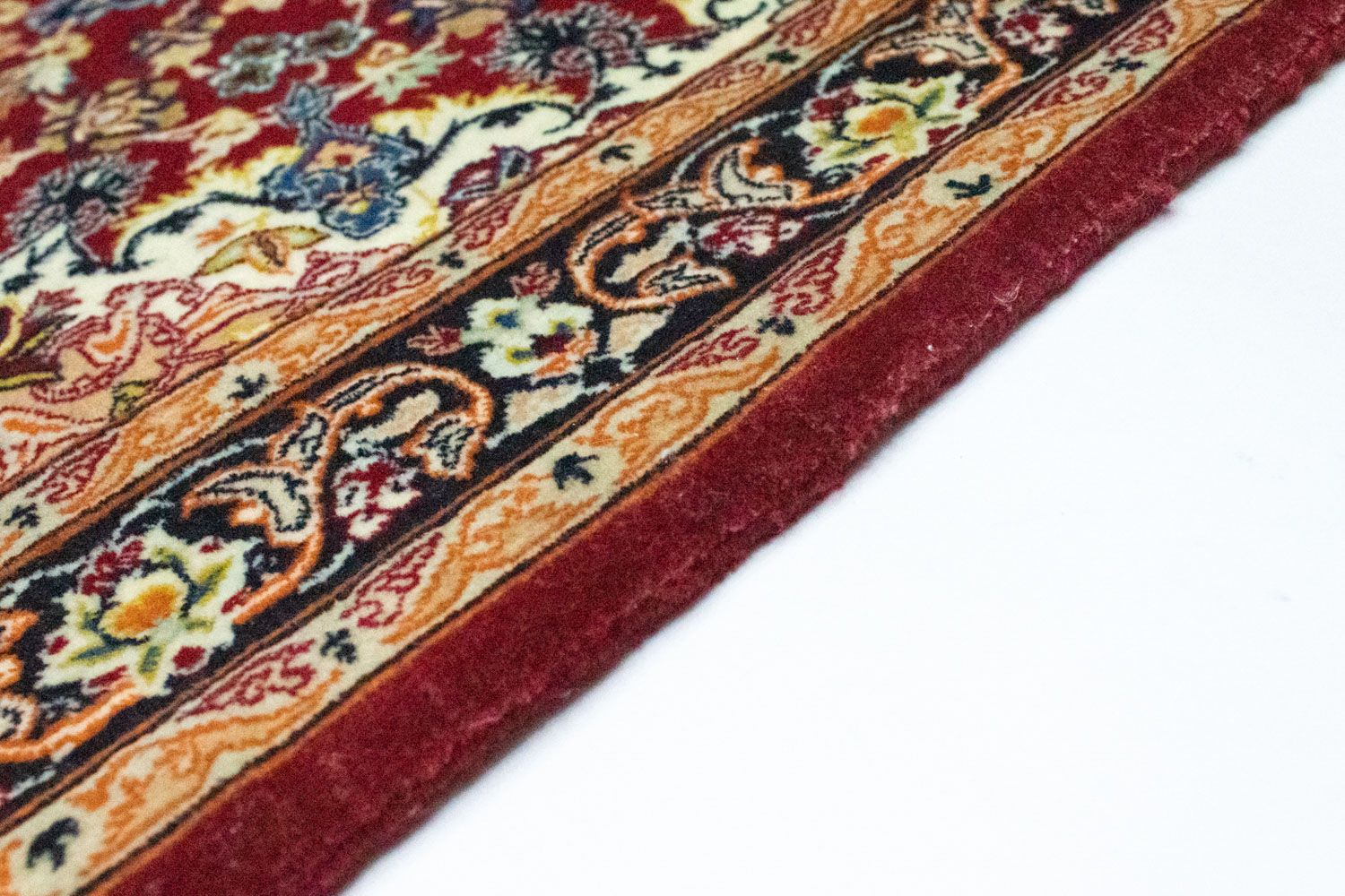 Tapis persan - Isfahan - Premium - 99 x 71 cm - rouge