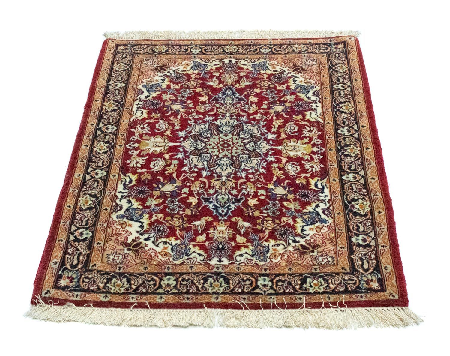 Tapis persan - Isfahan - Premium - 99 x 71 cm - rouge