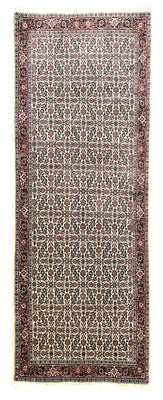 Tapis de couloir Tapis persan - Bidjar - 254 x 94 cm - beige