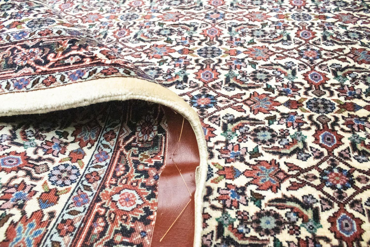 Tapis de couloir Tapis persan - Bidjar - 254 x 94 cm - beige