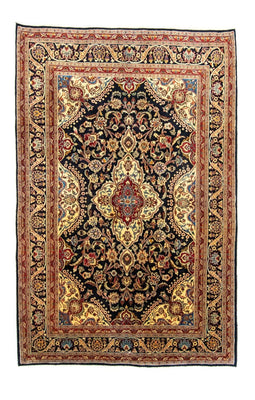 Tapis persan - Classique - 283 x 196 cm - noir