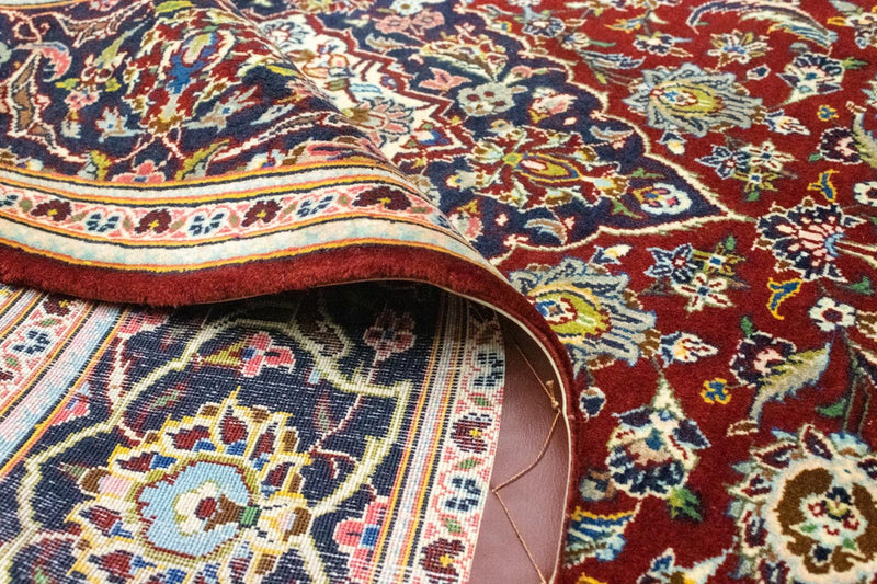 Tapis persan - Keshan - 218 x 147 cm - rouge