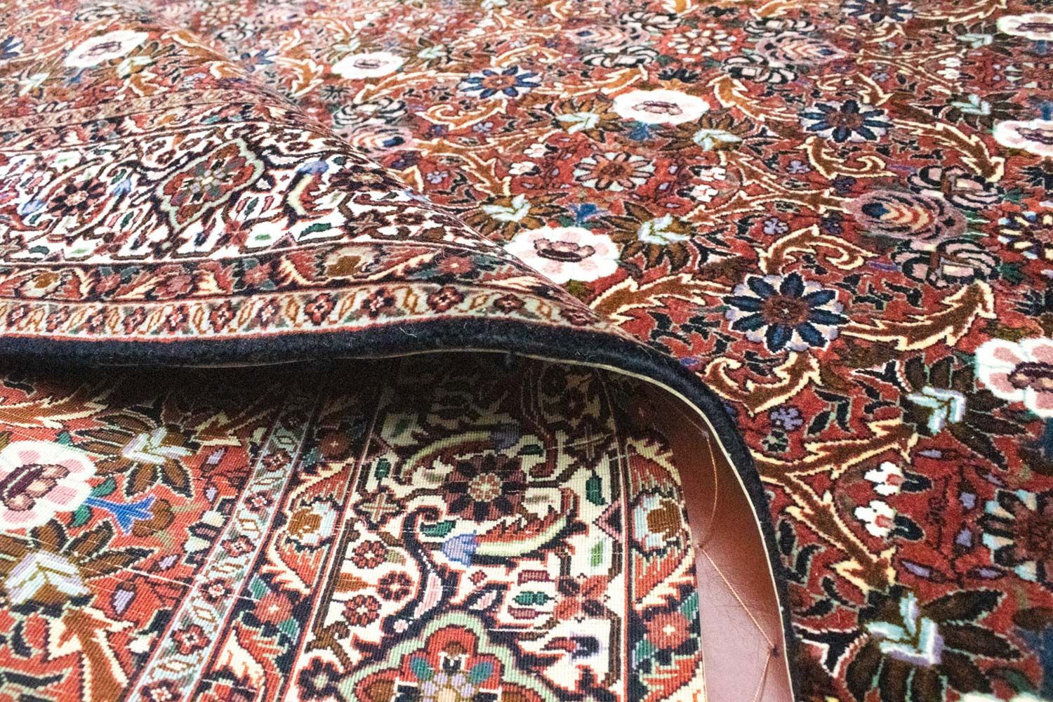 Tapis persan - Bidjar - 298 x 207 cm - rouge