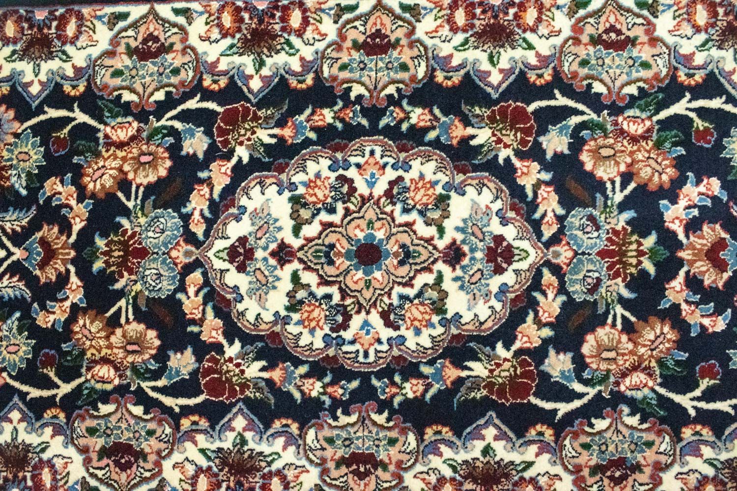 Tapis de couloir Tapis persan - Classique - 295 x 71 cm - bleu