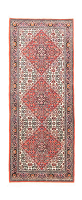 Tapis de couloir Tapis persan - Bidjar - 158 x 61 cm - rouge