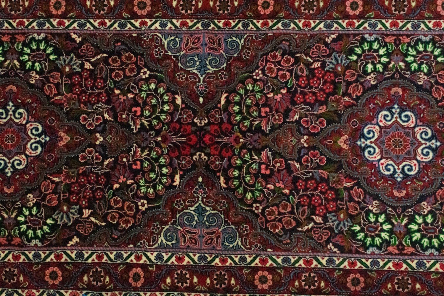 Tapis de couloir Tapis persan - Bidjar - 187 x 71 cm - rouge