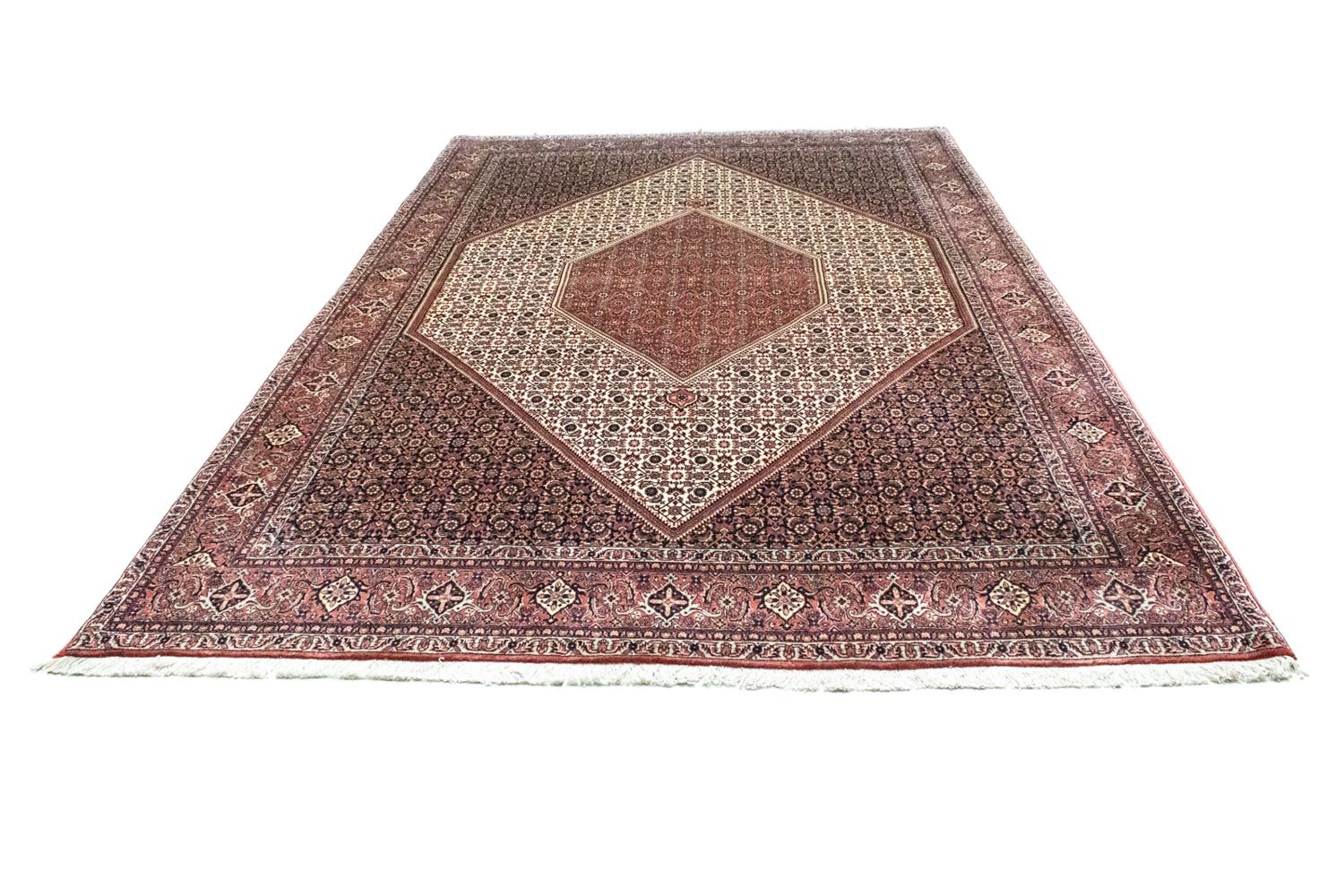 Tapis persan - Bidjar - 324 x 208 cm - rouge