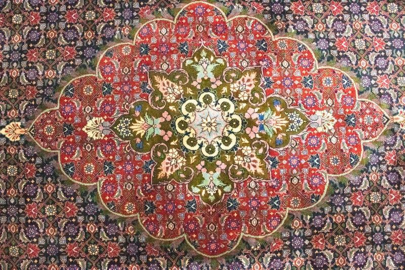 Tapis persan - Bidjar - 316 x 210 cm - bleu