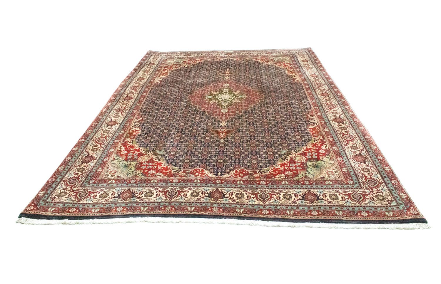 Tapis persan - Bidjar - 316 x 210 cm - bleu
