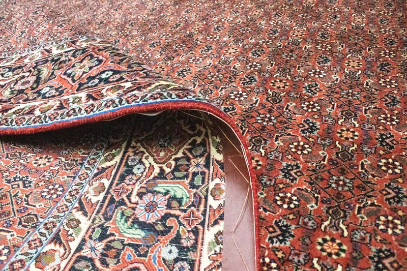Tapis persan - Bidjar - 305 x 200 cm - rouge