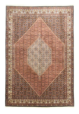 Tapis persan - Bidjar - 298 x 203 cm - rouge