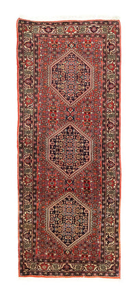 Tapis de couloir Tapis persan - Bidjar - 187 x 75 cm - rouge