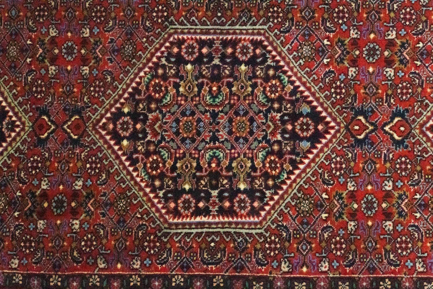 Tapis de couloir Tapis persan - Bidjar - 187 x 75 cm - rouge