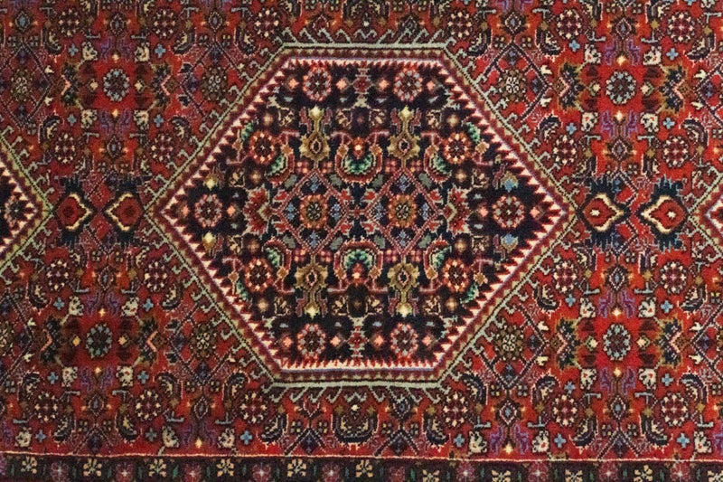 Tapis de couloir Tapis persan - Bidjar - 187 x 75 cm - rouge