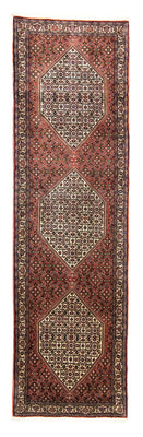 Tapis de couloir Tapis persan - Bidjar - 320 x 90 cm - rouge