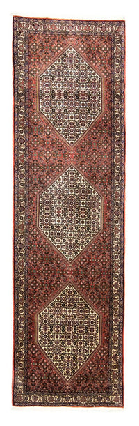 Tapis de couloir Tapis persan - Bidjar - 320 x 90 cm - rouge