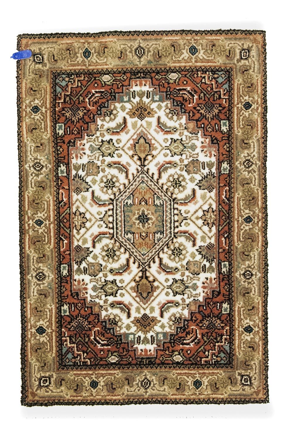 Tapis persan - Bidjar - 90 x 60 cm - beige