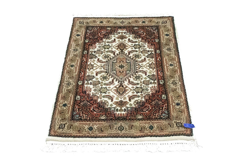 Tapis persan - Bidjar - 90 x 60 cm - beige