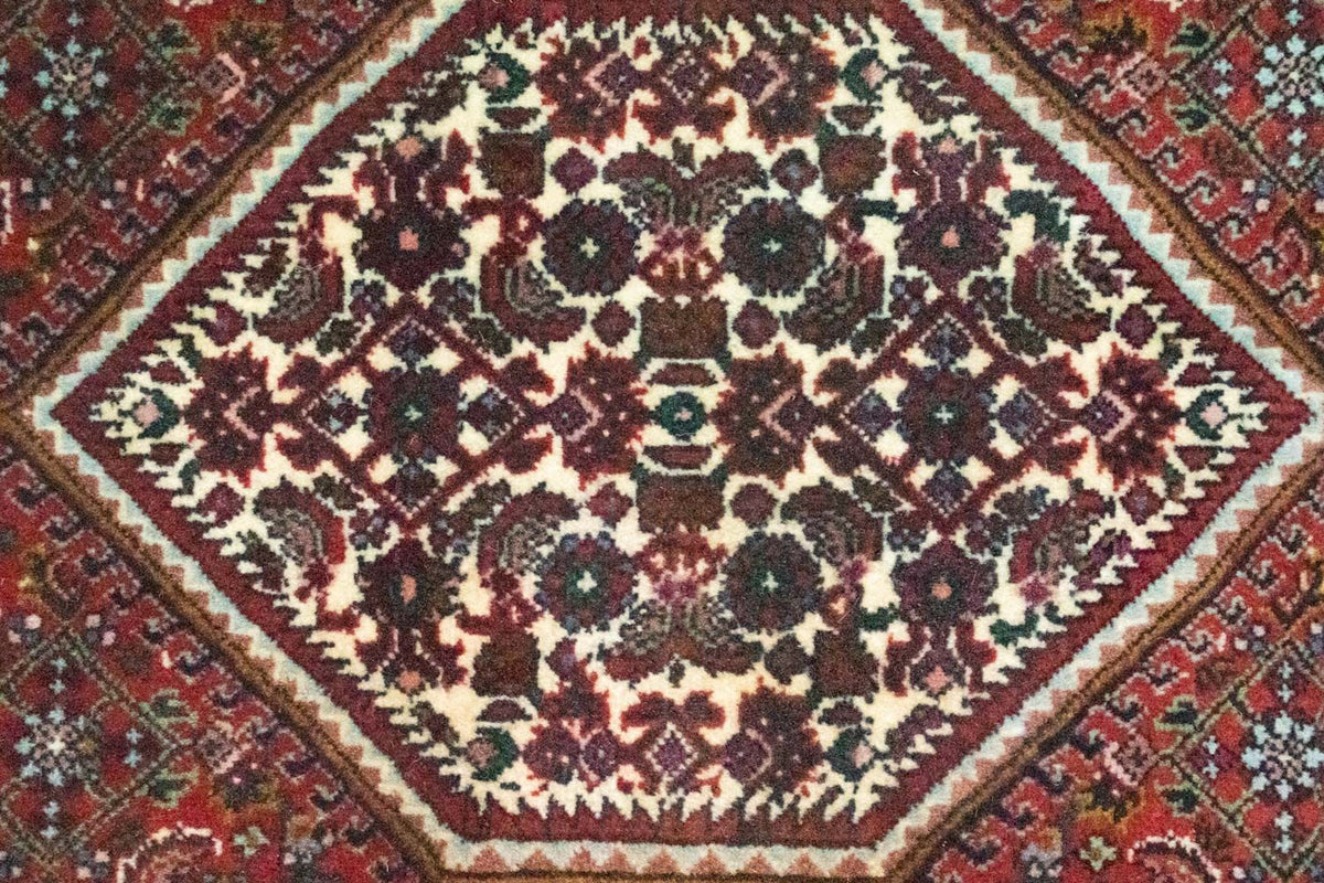 Tapis de couloir Tapis persan - Bidjar - 185 x 64 cm - rouge