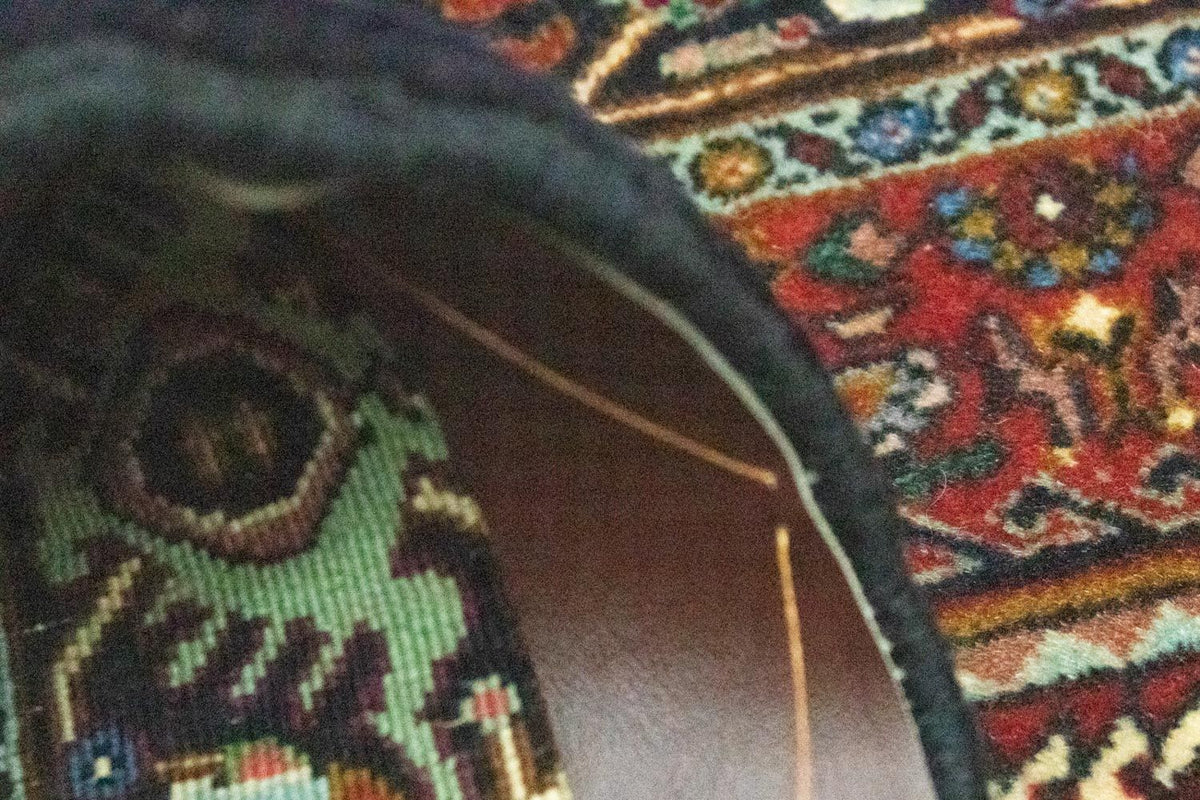 Tapis de couloir Tapis persan - Bidjar - 185 x 64 cm - rouge