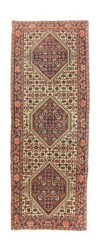 Tapis de couloir Tapis persan - Bidjar - 167 x 63 cm - rouille