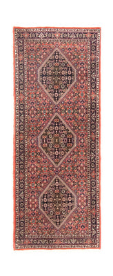 Tapis de couloir Tapis persan - Bidjar - 165 x 62 cm - rouge