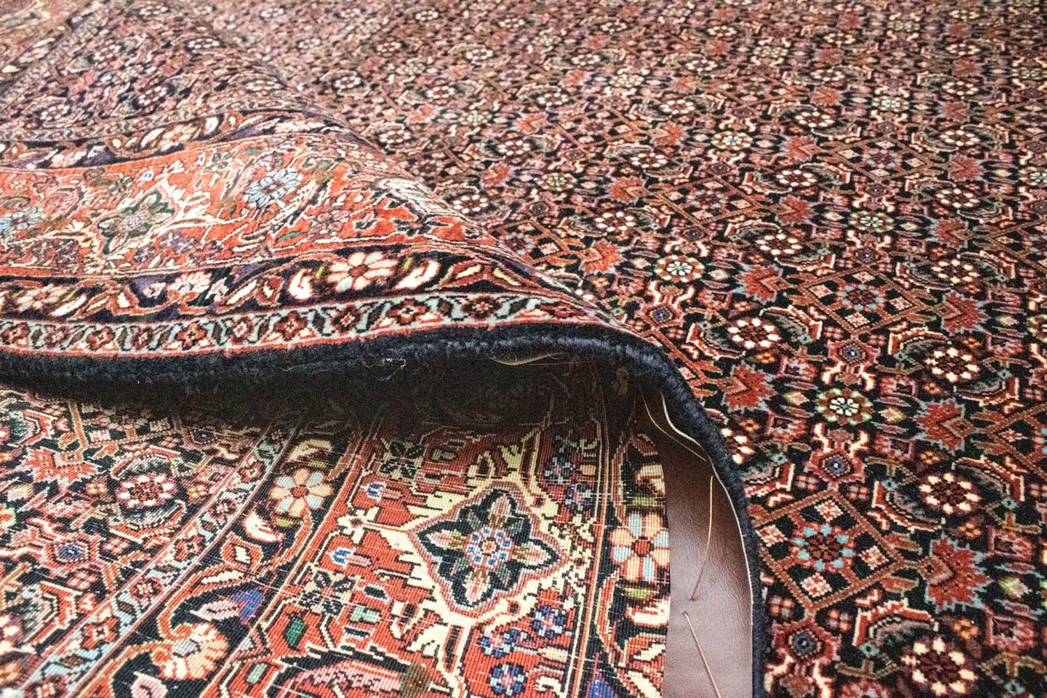 Tapis persan - Bidjar - 287 x 195 cm - bleu