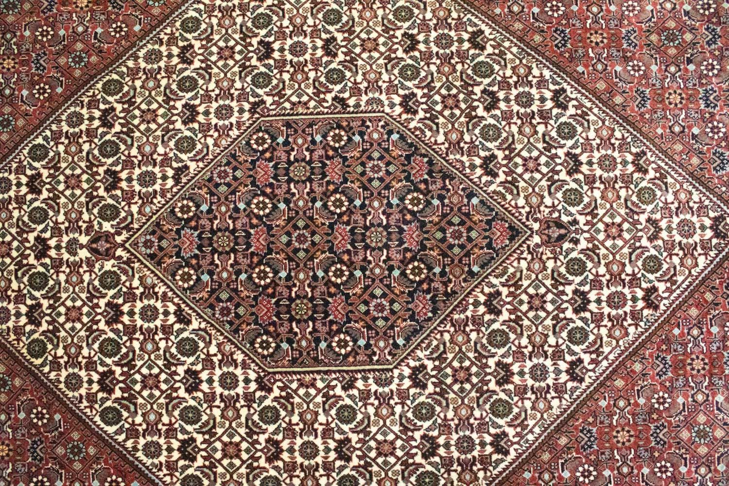 Tapis persan - Bidjar - 295 x 206 cm - rouge
