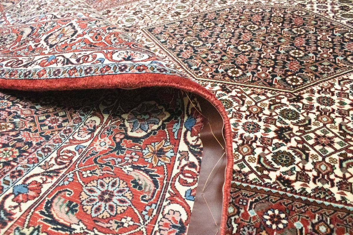 Tapis persan - Bidjar - 295 x 206 cm - rouge