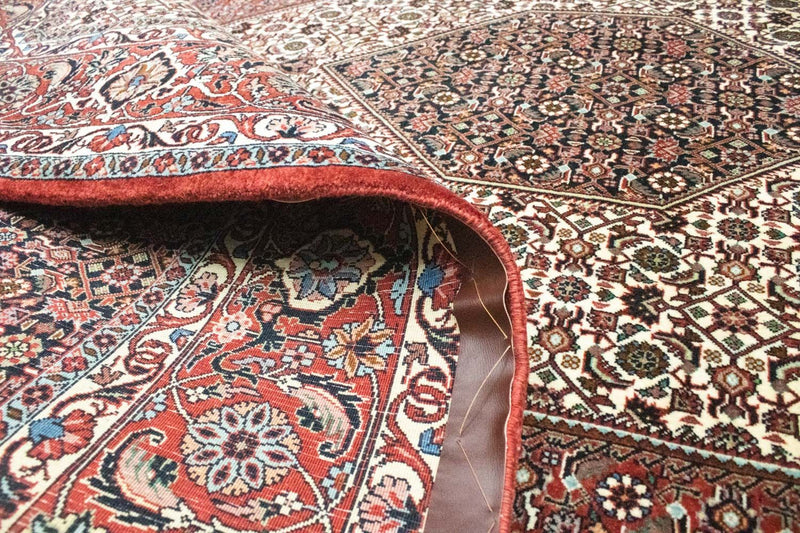 Tapis persan - Bidjar - 295 x 206 cm - rouge