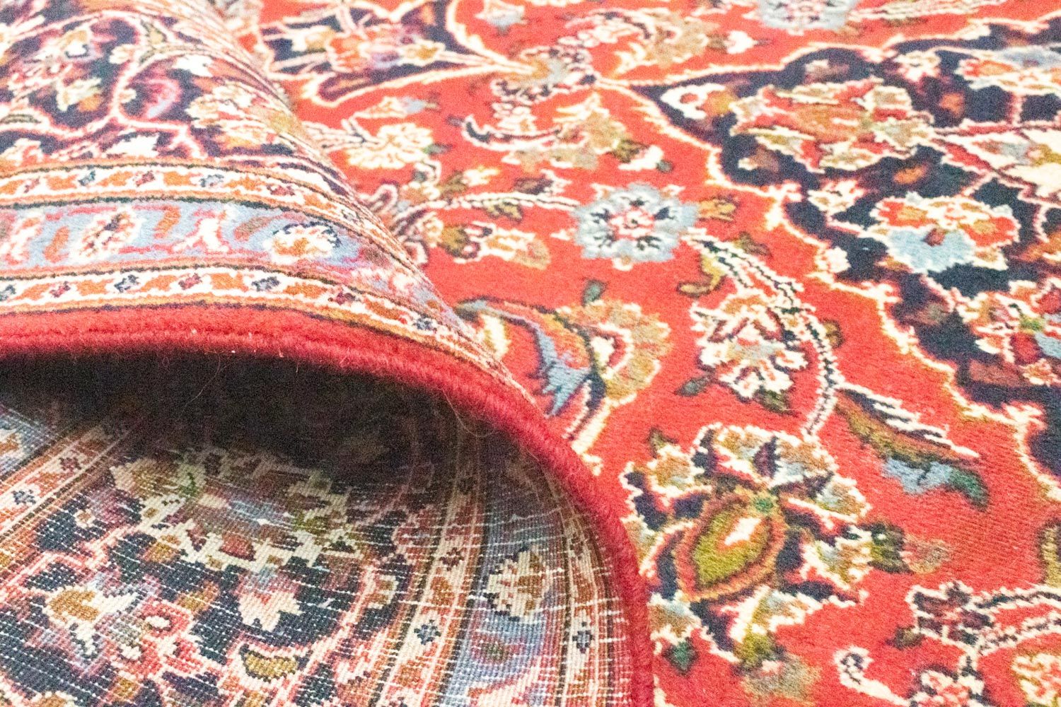 Tapis persan - Keshan - 292 x 190 cm - rouge