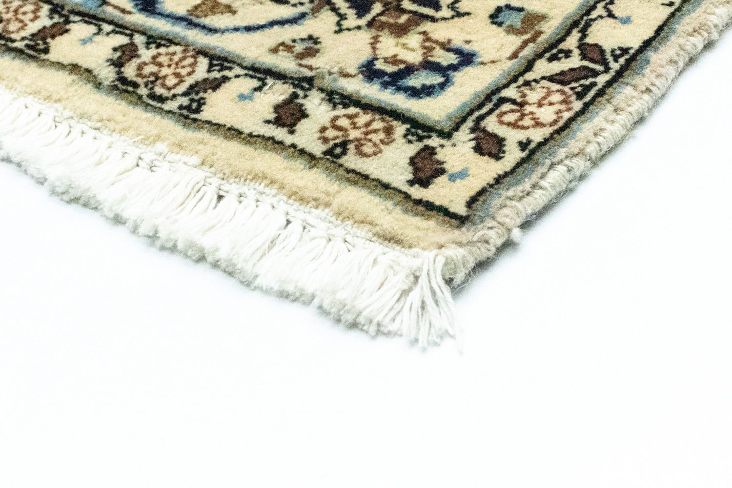 Tapis persan - Keshan - 222 x 146 cm - beige