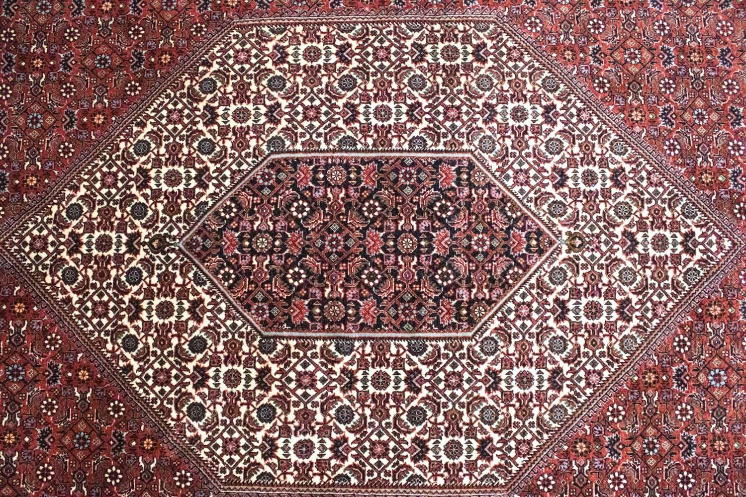 Tapis persan - Bidjar - 291 x 205 cm - rouge