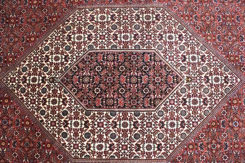 Tapis persan - Bidjar - 291 x 205 cm - rouge