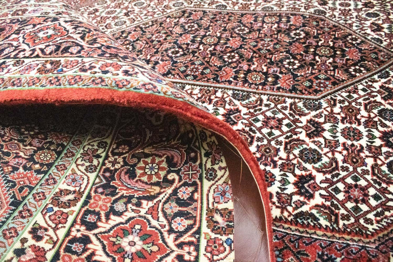 Tapis persan - Bidjar - 291 x 205 cm - rouge