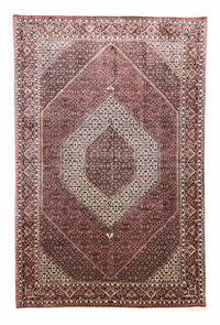 Tapis persan - Bidjar - 303 x 200 cm - rouge