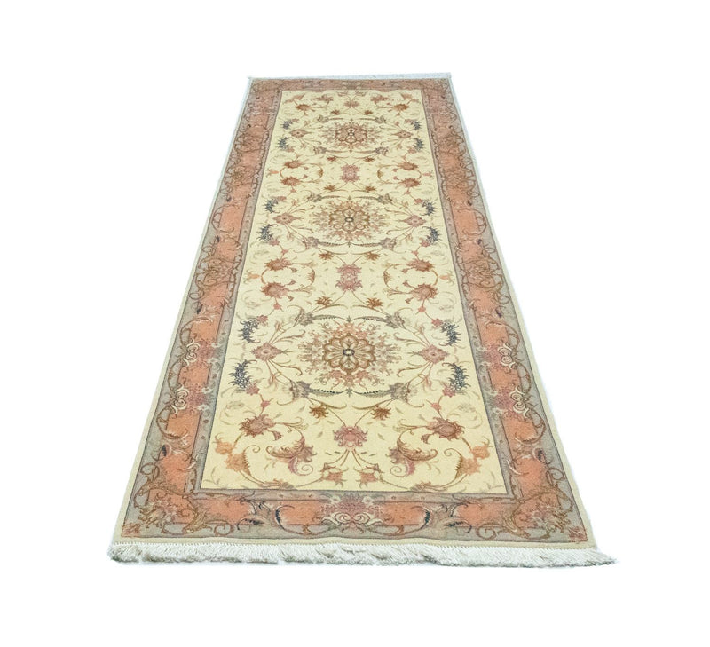 Tapis de couloir Tapis persan - Bidjar - 294 x 87 cm - beige