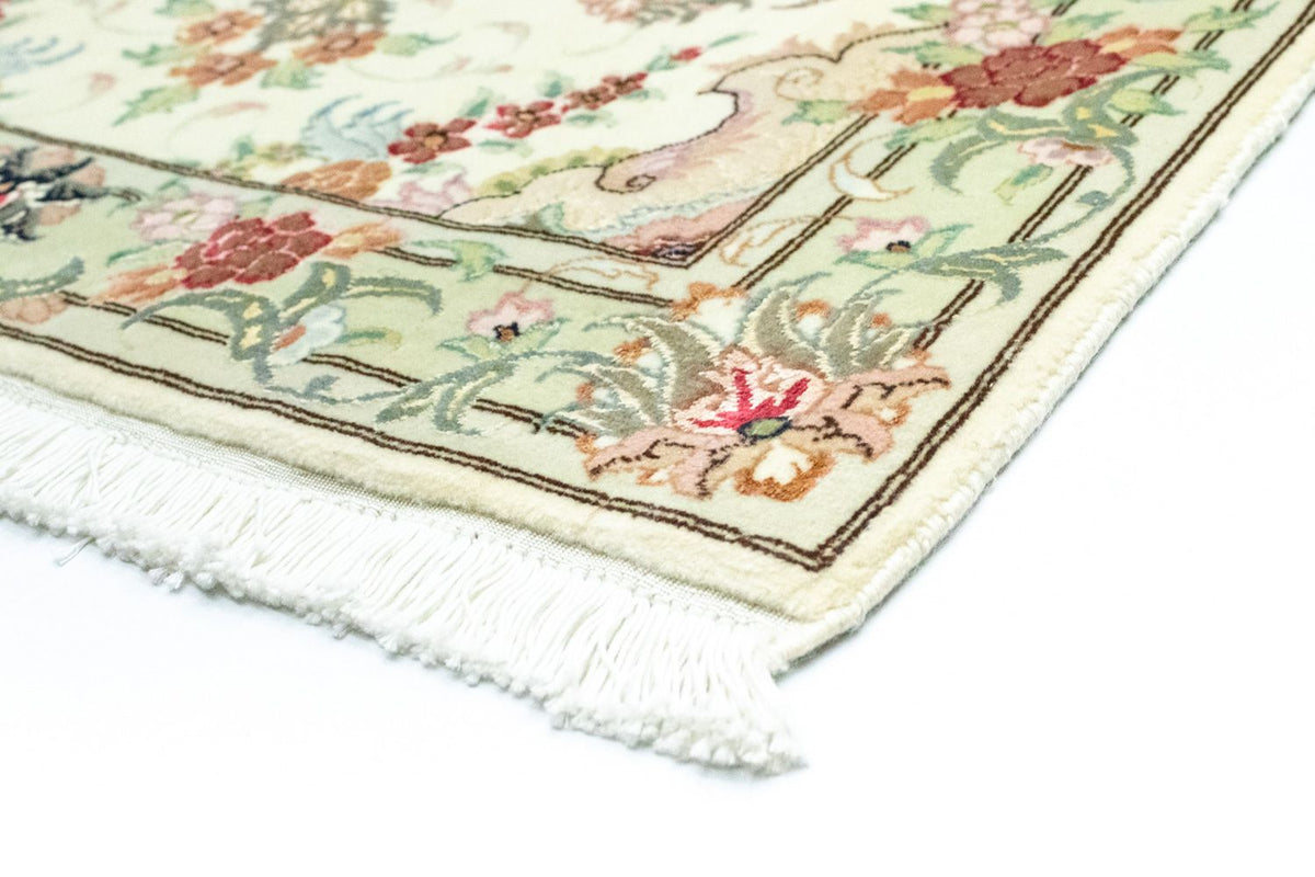 Tapis de couloir Tapis persan - Tabriz - 303 x 83 cm - beige