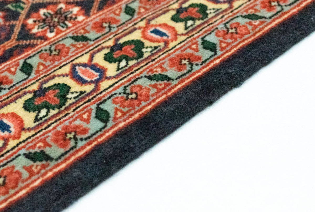 Tapis de couloir Tapis persan - Bidjar - 300 x 73 cm - bleu foncé