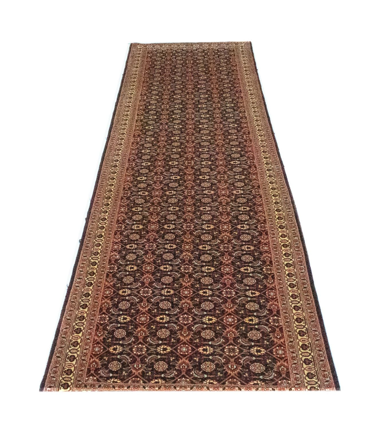 Tapis de couloir Tapis persan - Bidjar - 300 x 73 cm - bleu foncé