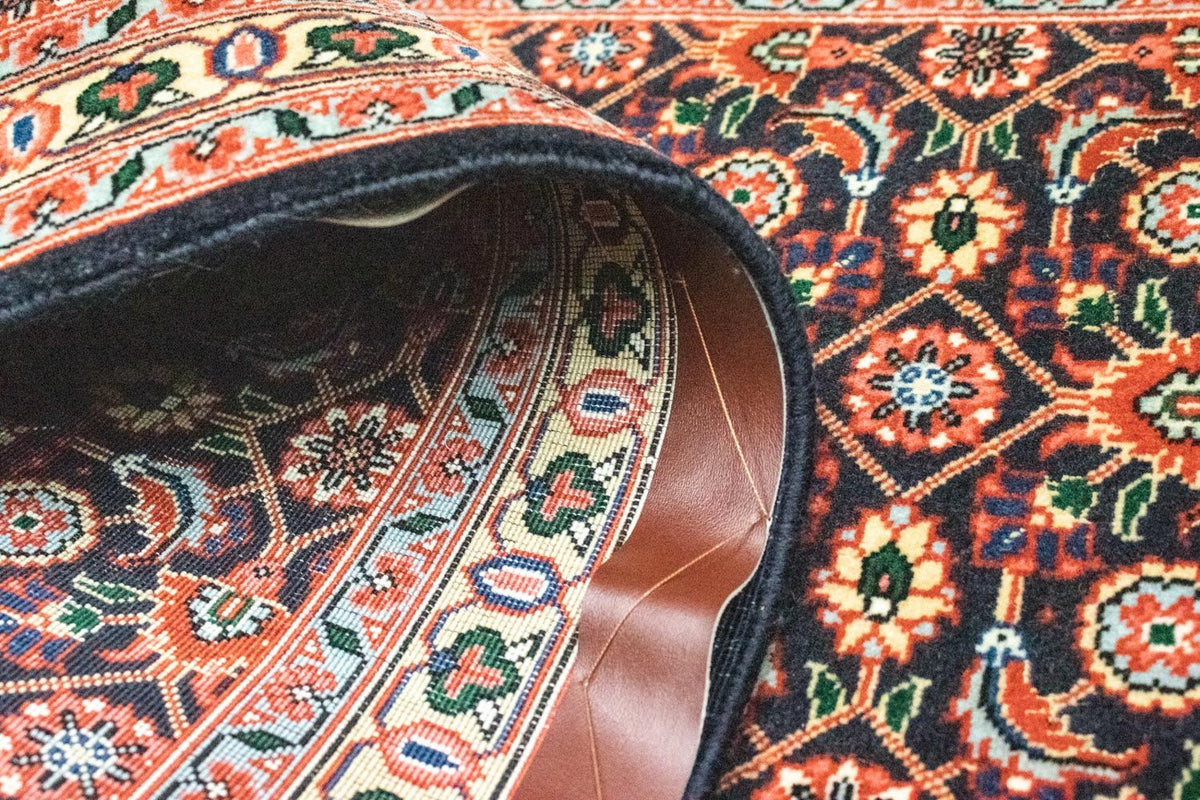 Tapis de couloir Tapis persan - Bidjar - 300 x 75 cm - bleu