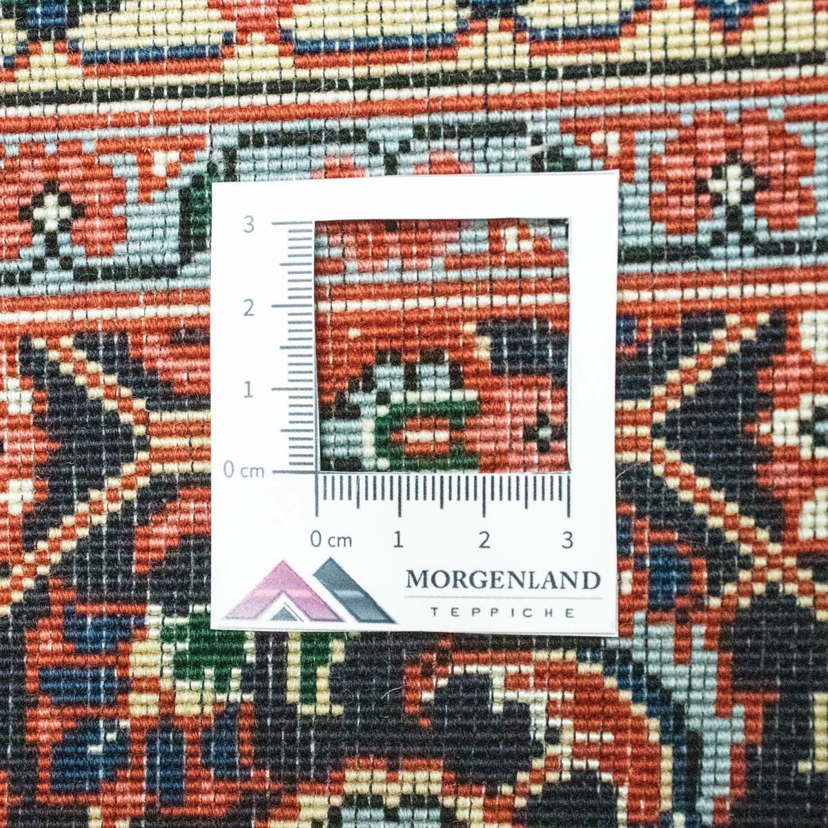 Tapis de couloir Tapis persan - Bidjar - 300 x 75 cm - bleu