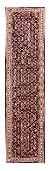 Tapis de couloir Tapis persan - Tabriz - Royal - 297 x 72 cm - bleu
