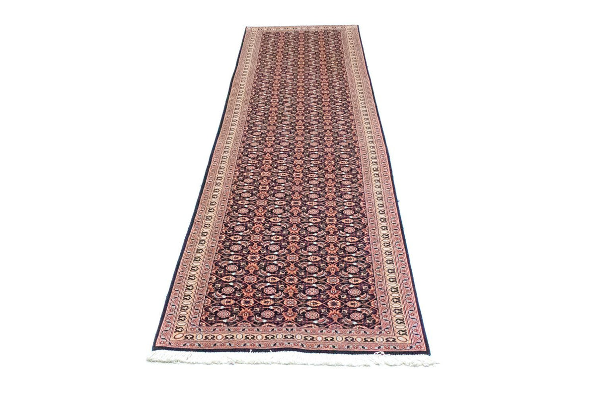 Tapis de couloir Tapis persan - Tabriz - Royal - 297 x 72 cm - bleu