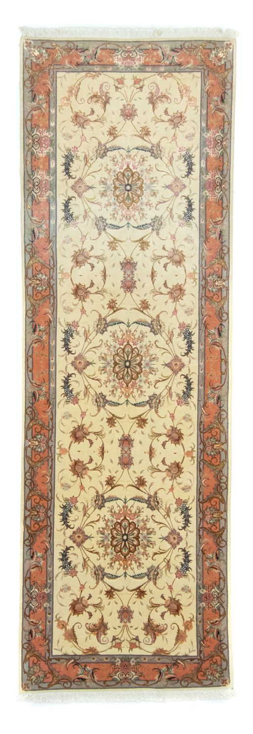 Tapis de couloir Tapis persan - Tabriz - 294 x 83 cm - beige