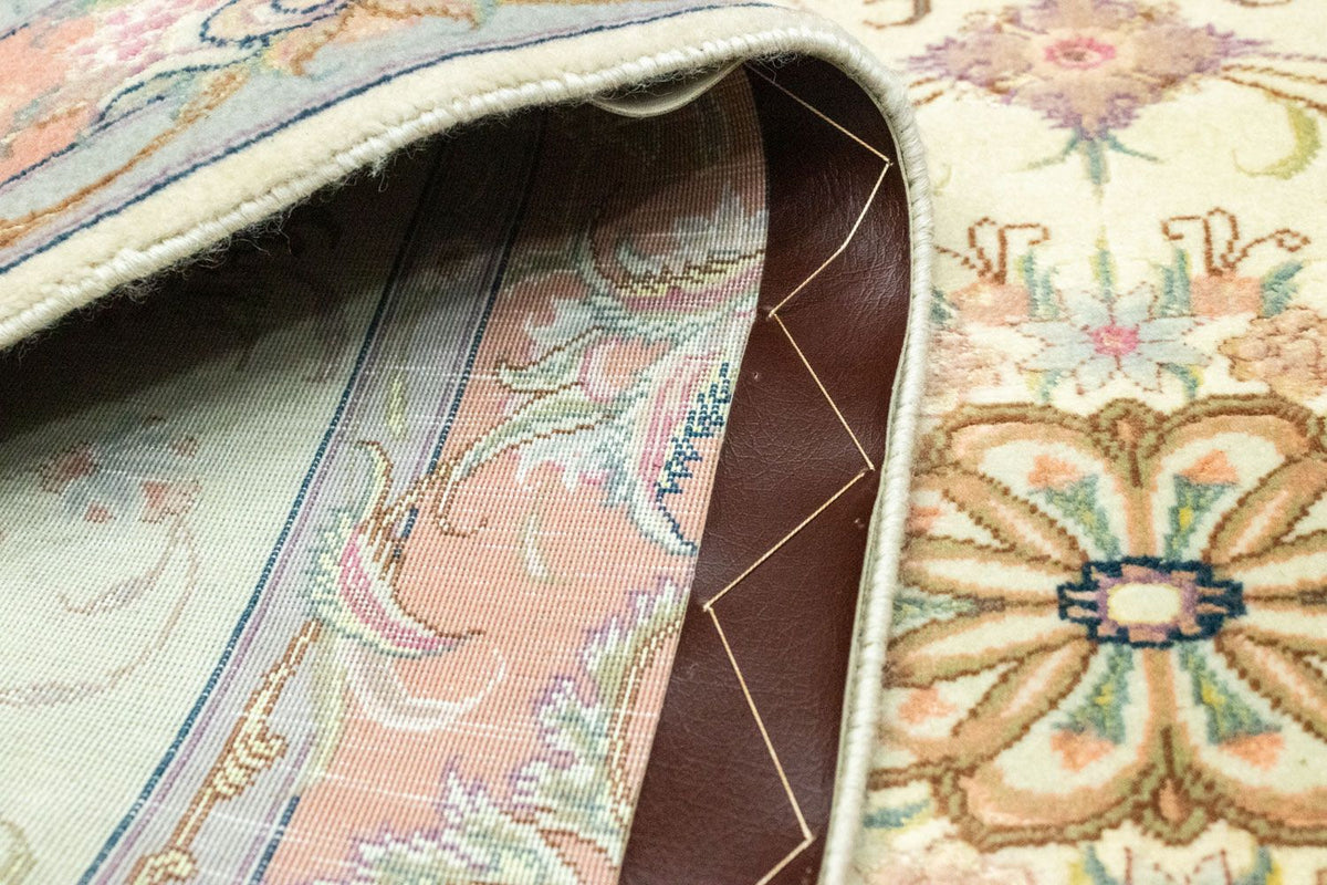 Tapis de couloir Tapis persan - Tabriz - 294 x 83 cm - beige