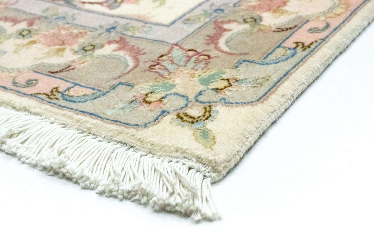 Tapis de couloir Tapis persan - Tabriz - 337 x 90 cm - beige